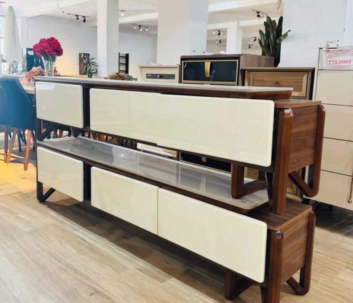 Meuble TV moderne bois métal