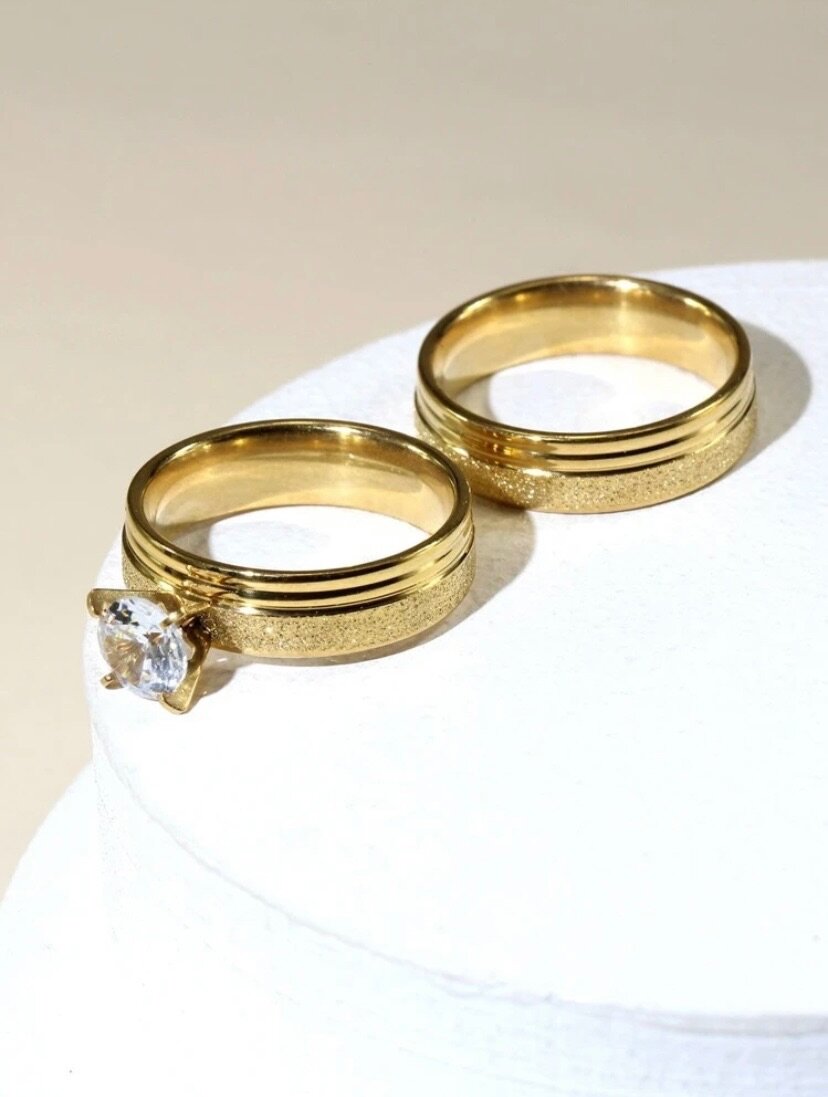 Ensemble bague pour couple