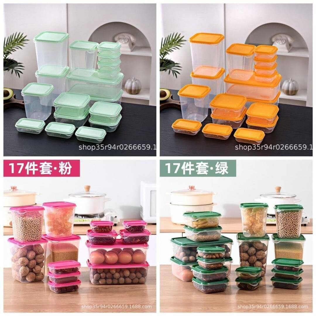 17 pcs storage bowls