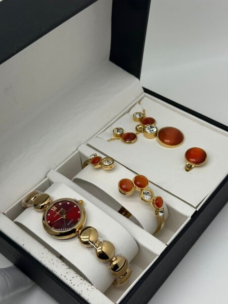 Set de Bijoux Élégant en Or