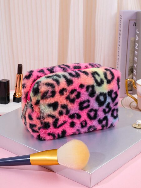 Trousse Maquillage Léopard Colorée