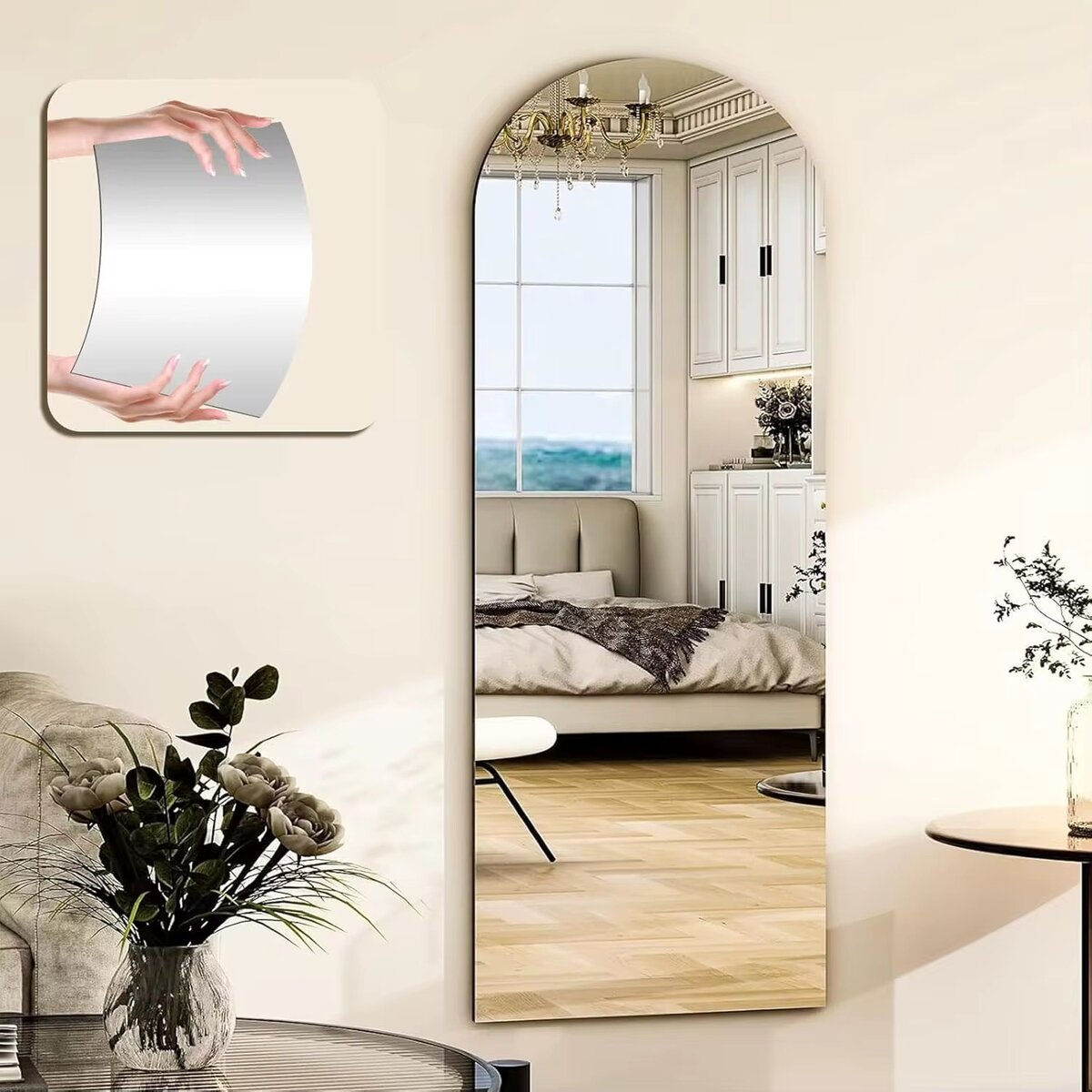 Miroir mural flexible