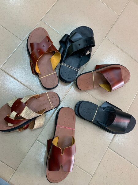 Sandales en cuir élégantes