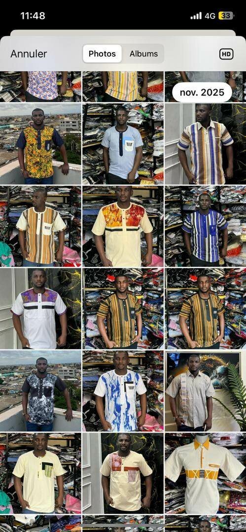 Tunique homme élégante