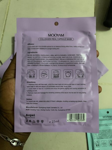 Masque Capsule Collagène