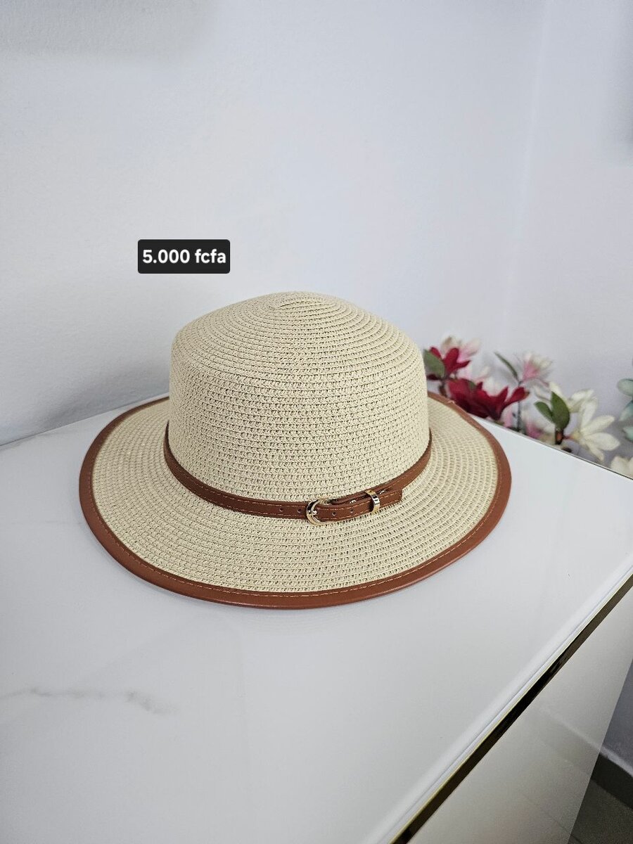 Chapeau d'été en paille 30cm