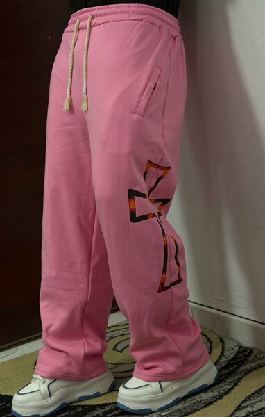 Pantalon de jogging rose chic