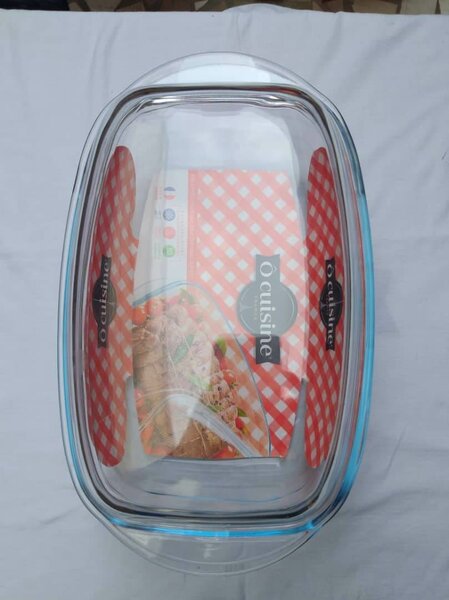 Plat de cuisson en verre