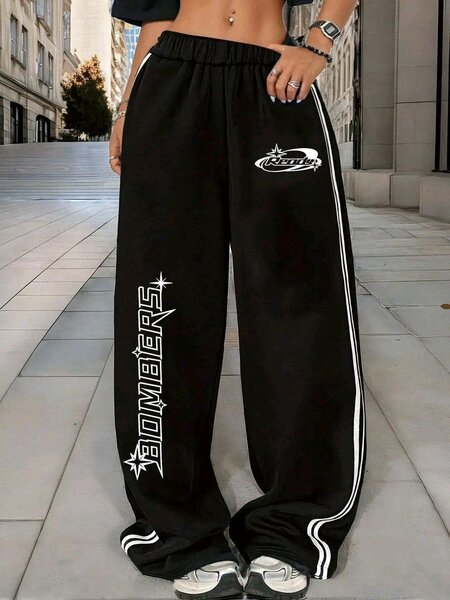 Pantalons larges streetwear femme