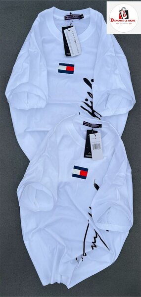 T-shirt blanc unisexe décontracté