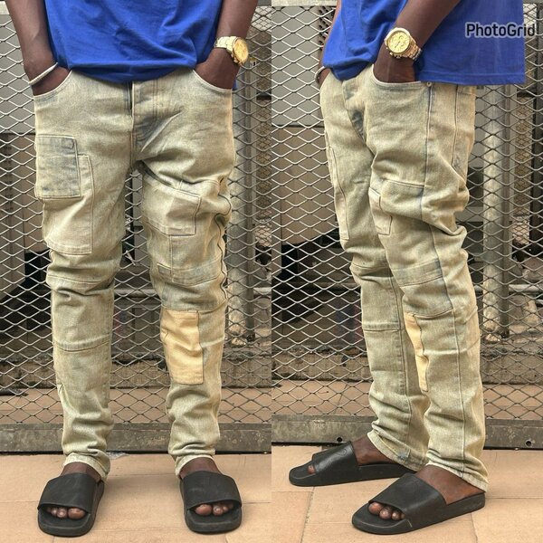 Jeans homme décontractés cargo