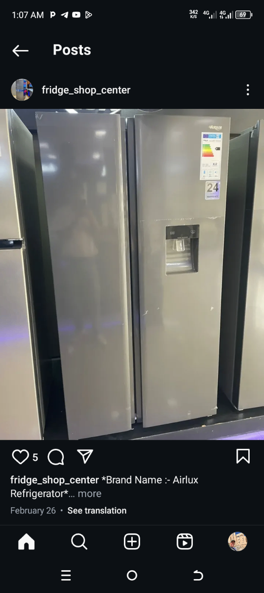 Hisense Standing Fridge