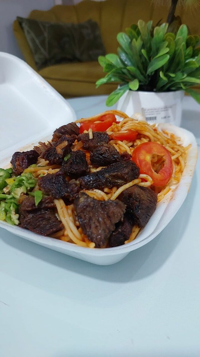 Spaghetti à la viande de bœuf