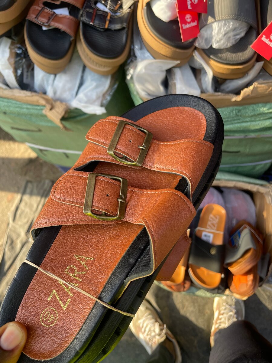 Sandales confort à double boucle