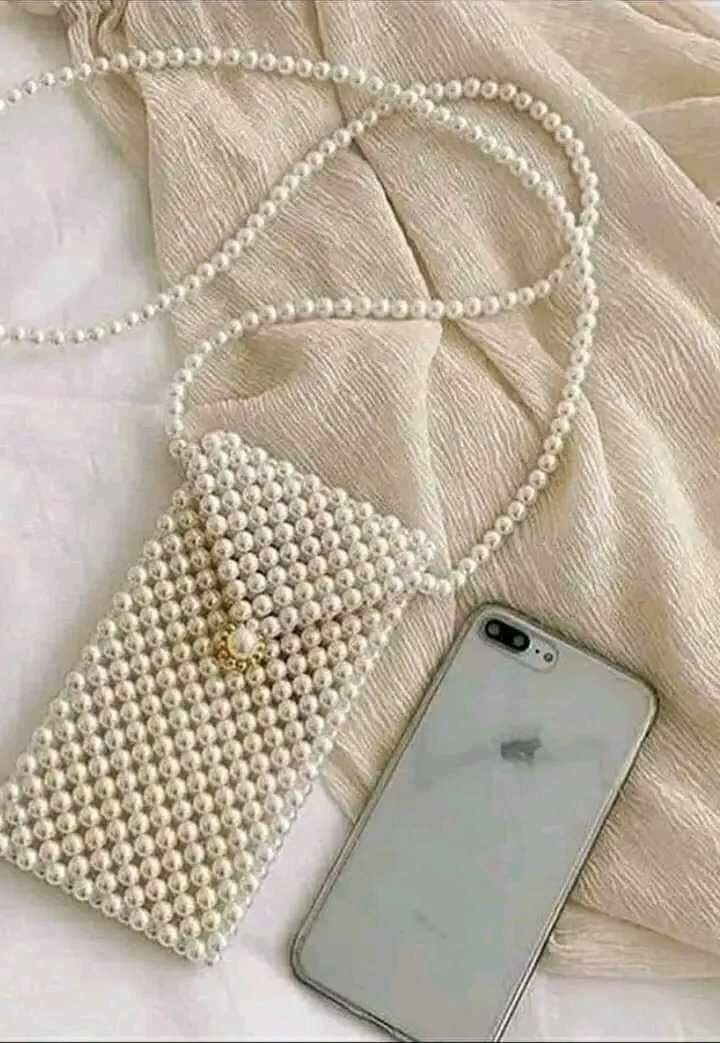 Sac bandoulière perles chic