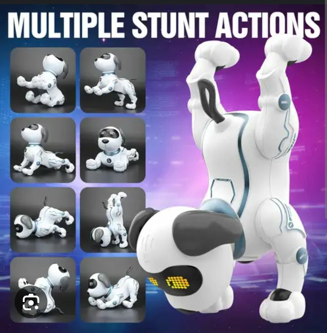 Chien robot interactif