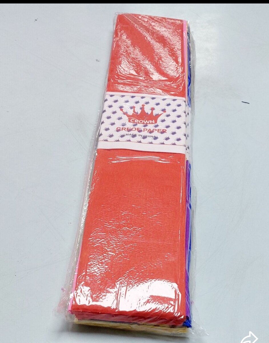 Papier crépon Crown - Couleurs vives