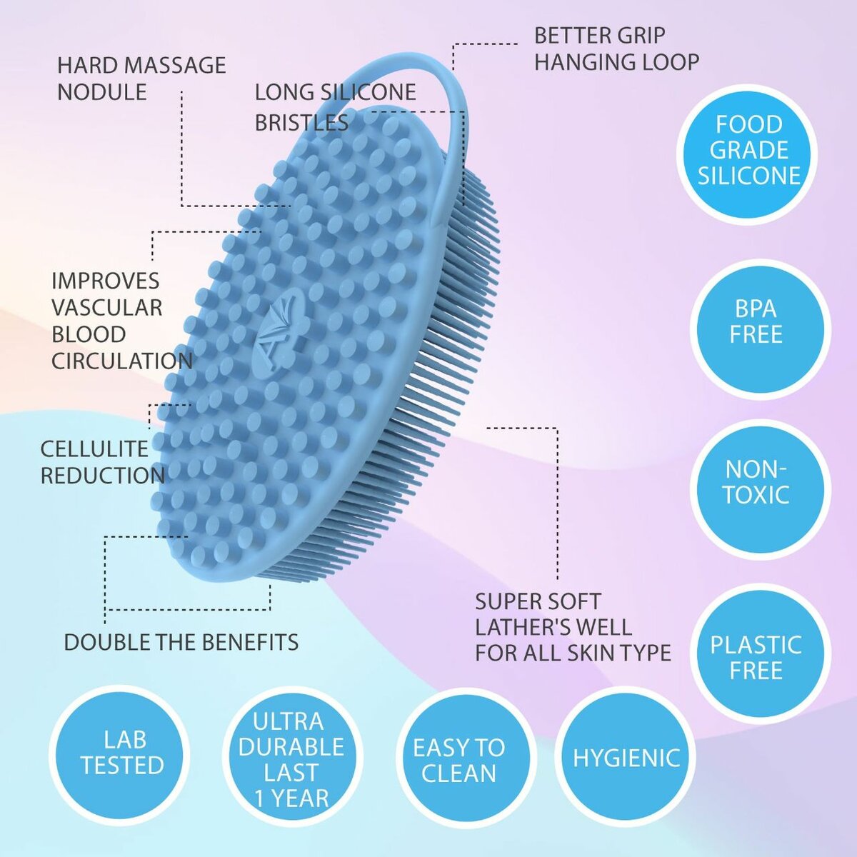 Silicone Body Scrubber