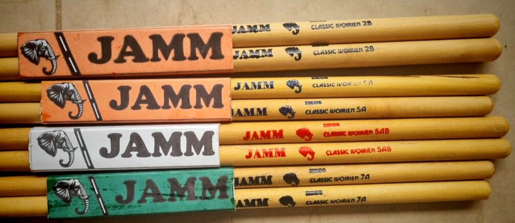Baguettes de batterie JAMM Classic