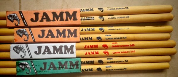 Baguettes de batterie JAMM Classic