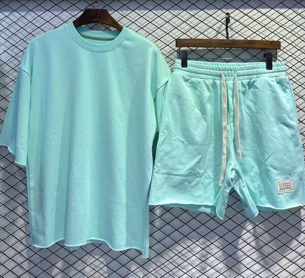 Ensemble T-shirt et Short Bleu