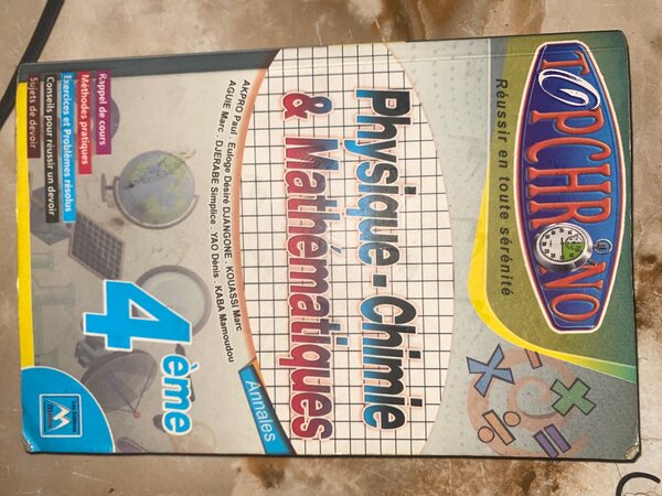 Livre Annales Physique-Chimie 4ème