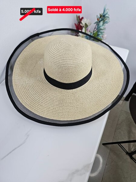 Chapeau en paille 50cm