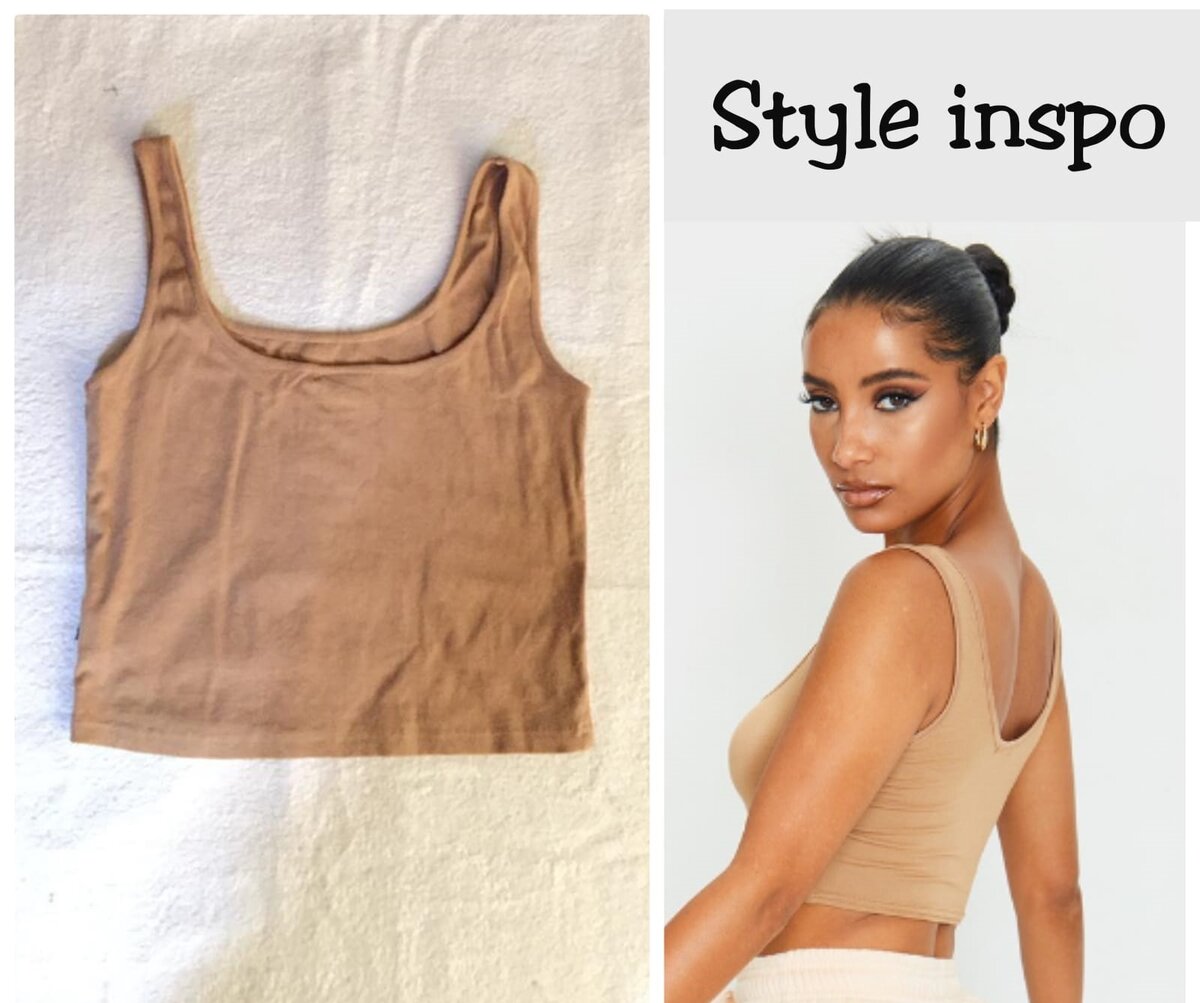 Salaula crop tops and tops