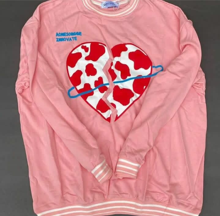 Sweatshirt Cœur Cassé Graphique