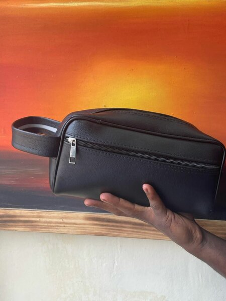 Sacoche Bandoulière en Cuir Noir