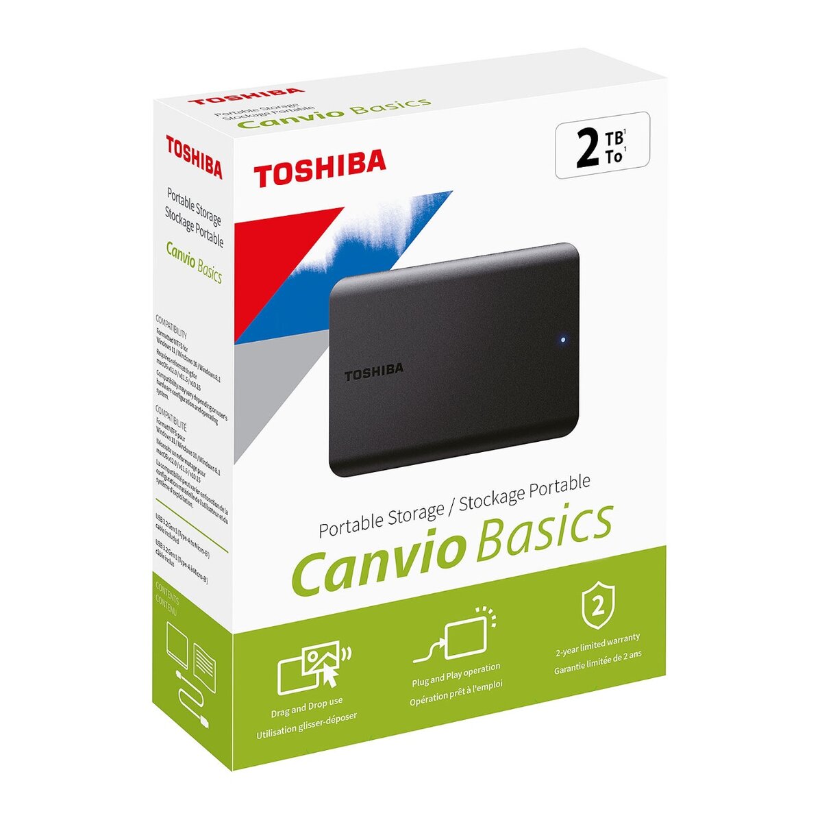 Disque Dur Externe Toshiba 2TB