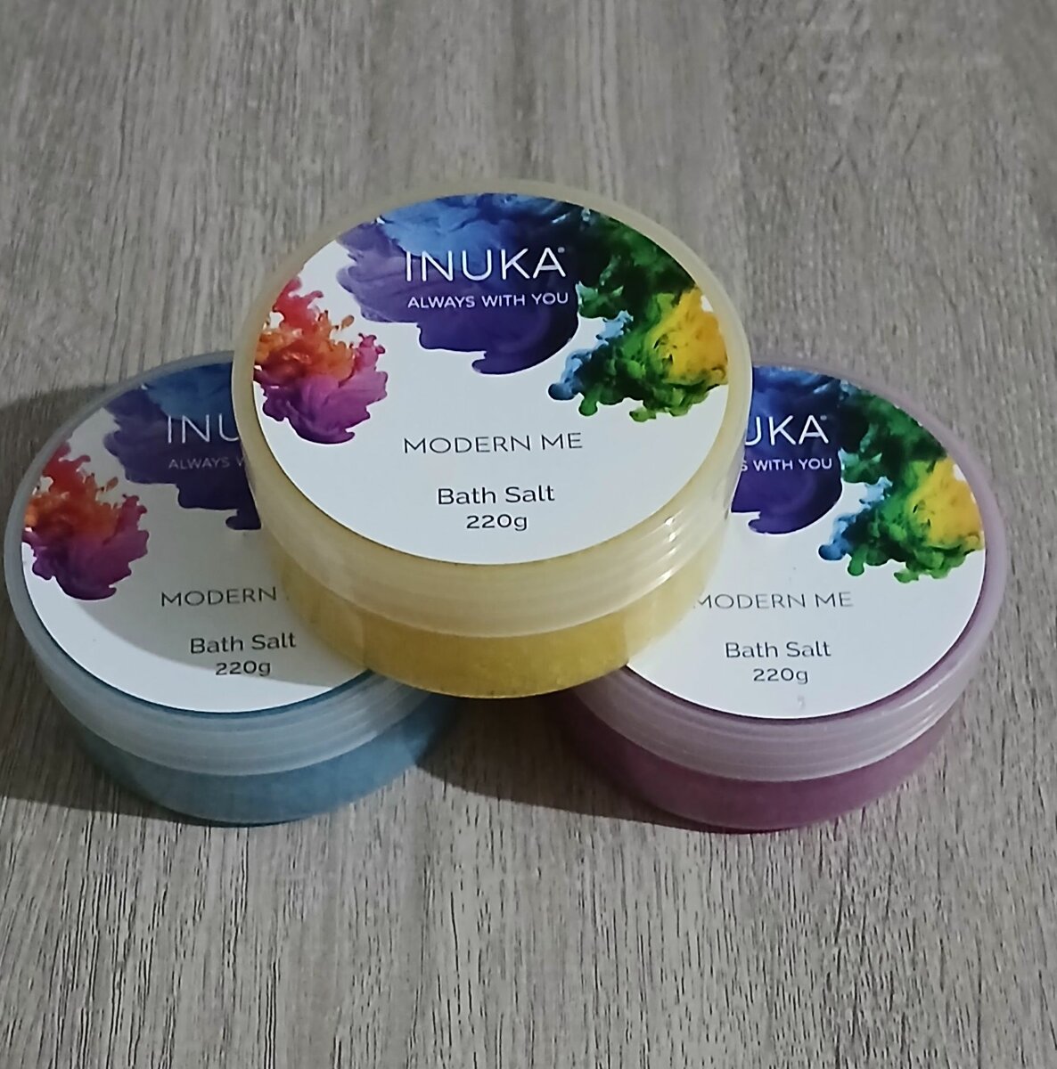 Modern Me Range bath salts