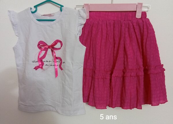 Ensemble Fille T-shirt & Jupe