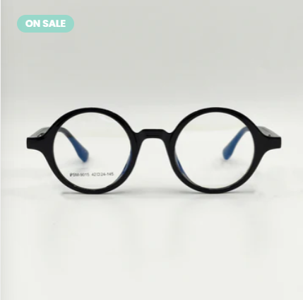 Vantage Black Round Unisex frame