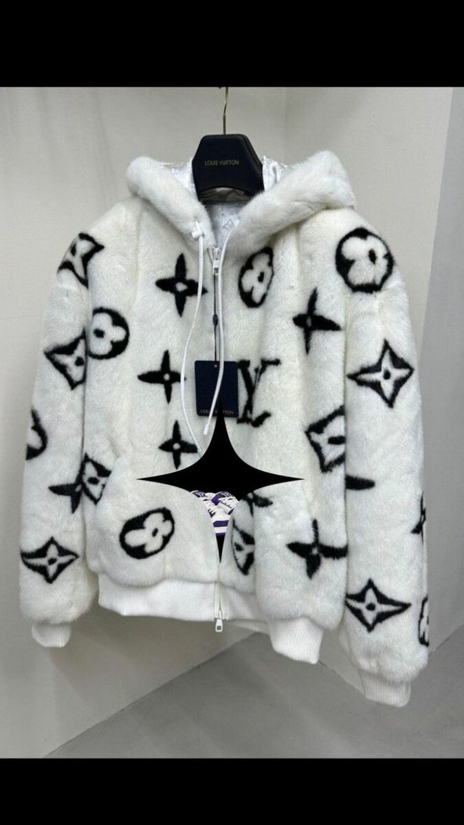 Veste à capuche en fourrure