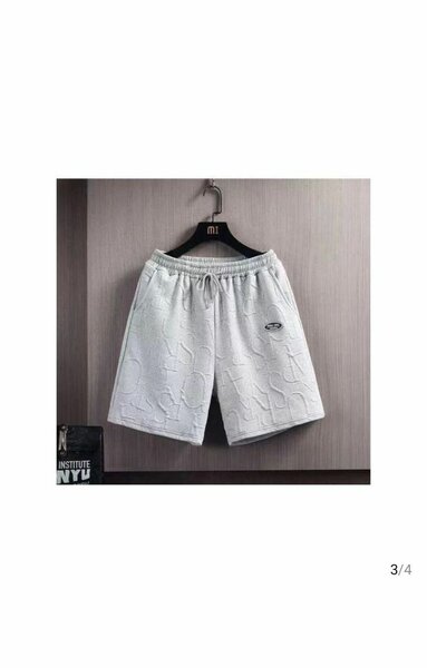 T-shirt+Short Pour Homme-Gris