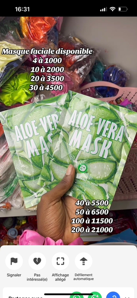 Masques Visage et Lèvres