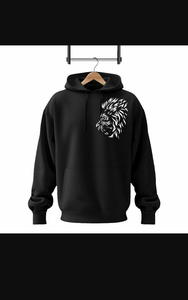 Men's printed hoodie track suit