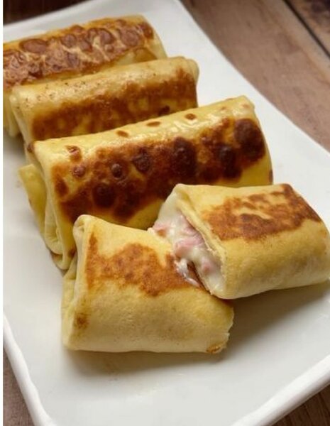 Crêpes au jambon fromage