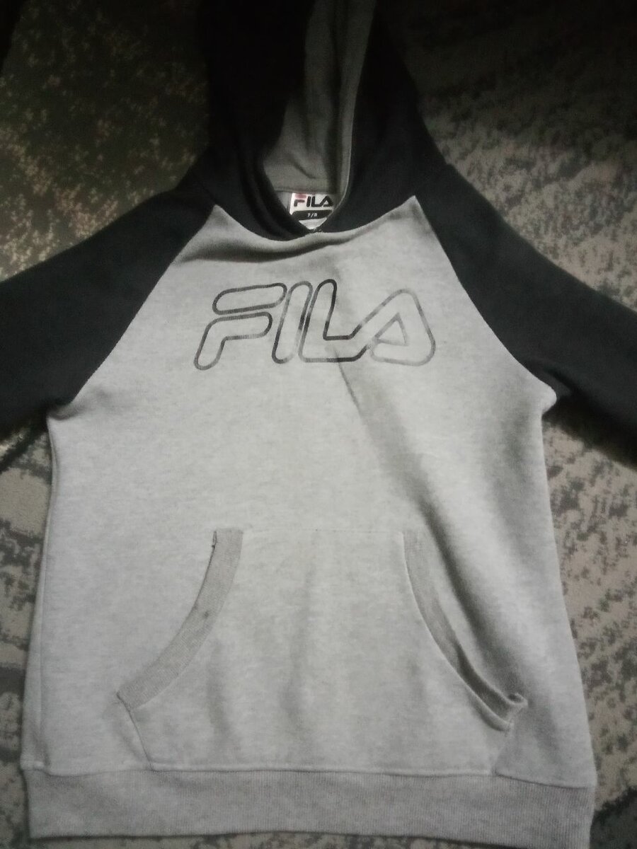 Sweat à Capuche Fila Gris