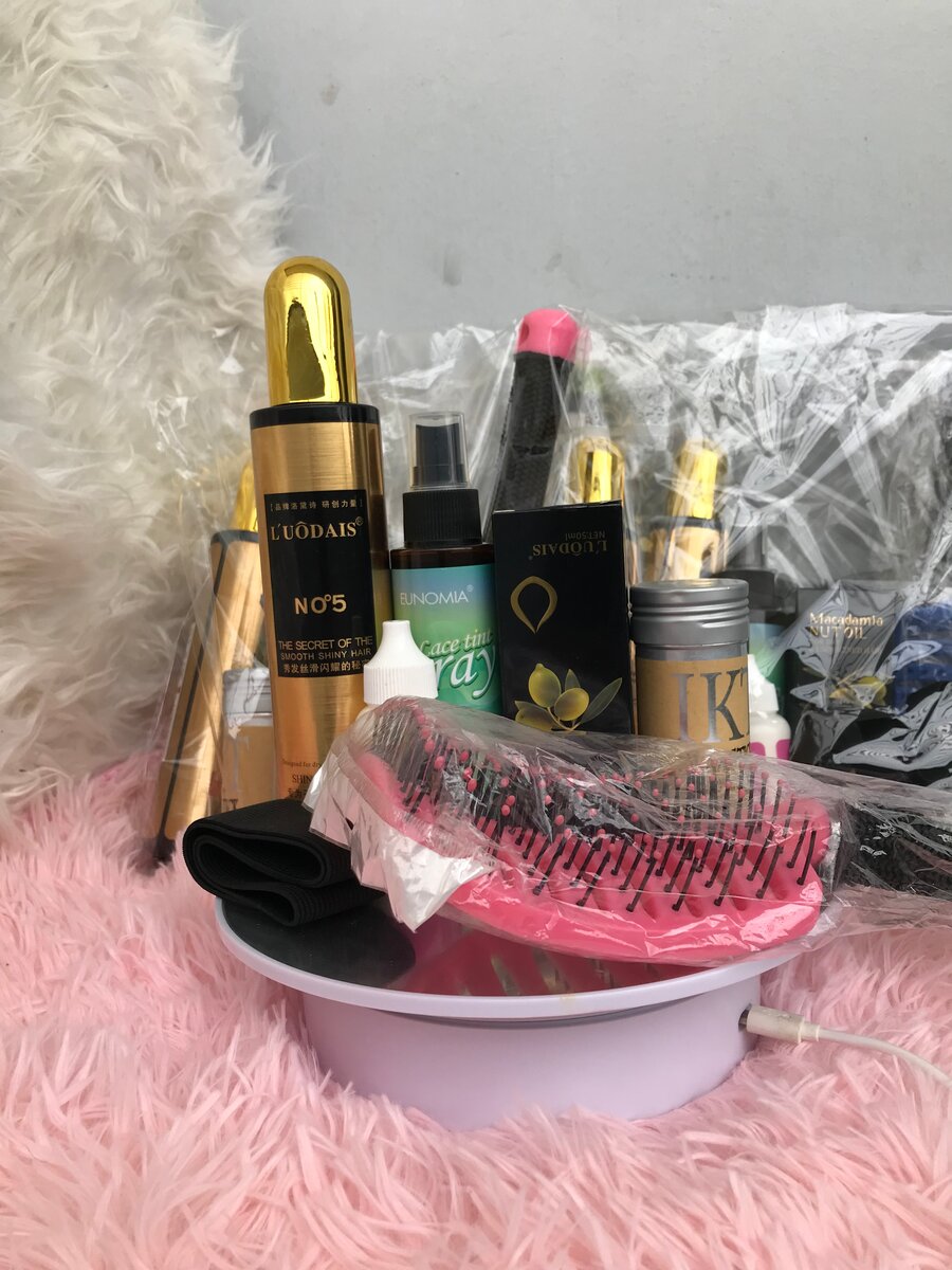 Kit beauté complet perruque