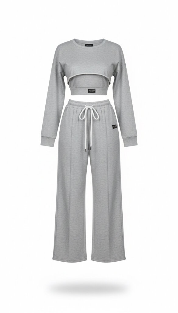 Ensemble Confort Gris Femme