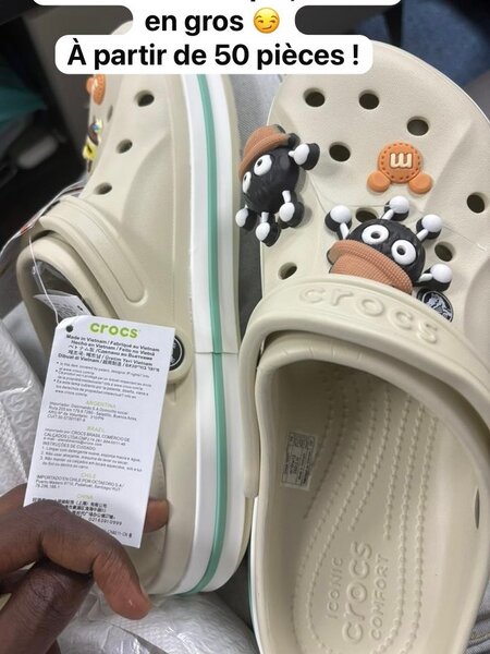 Crocs confort décorés