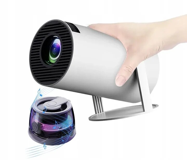 Projecteur Portable Hy300 HDMI, Android 11.0 4k Full HD 720p