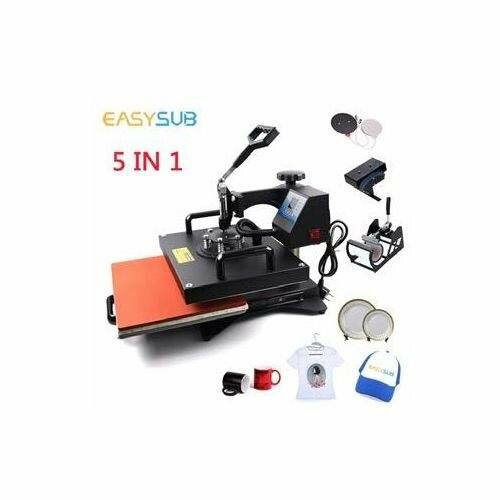 Multifunctional 5 in 1 Heat Press Machine