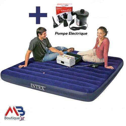 matelas gonflable avec la pompe 2 places