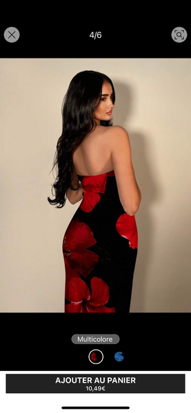 Robe Longue Évasée Florale