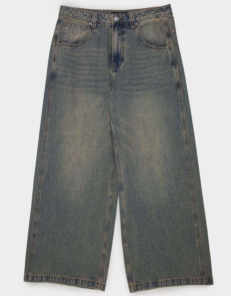 Jeans culotte baggy