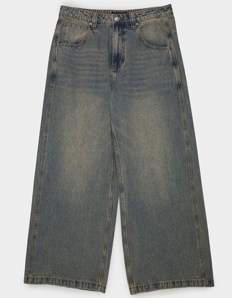 Jeans culotte baggy
