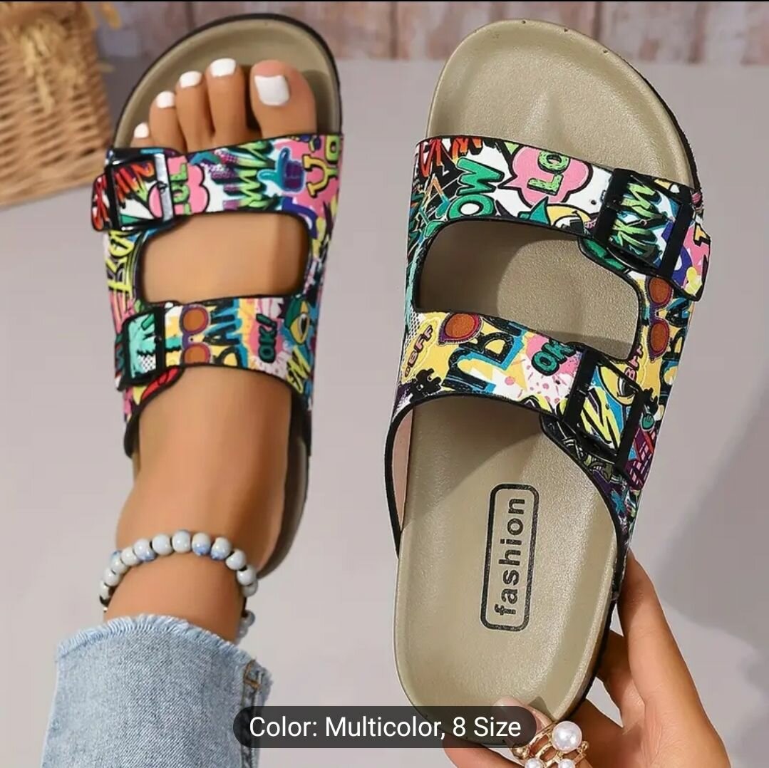Women's Ultra-Lightweight Cartoon Slide Sandals